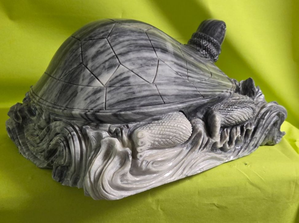 Sculture & Statue: Massive Schildkröte aus Marmor – Nuovo (secondo la descrizione) da Roggliswil venduto da Mabelco 4