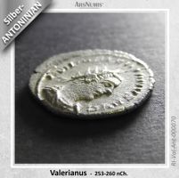 Römische Silbermünze - Valerianus