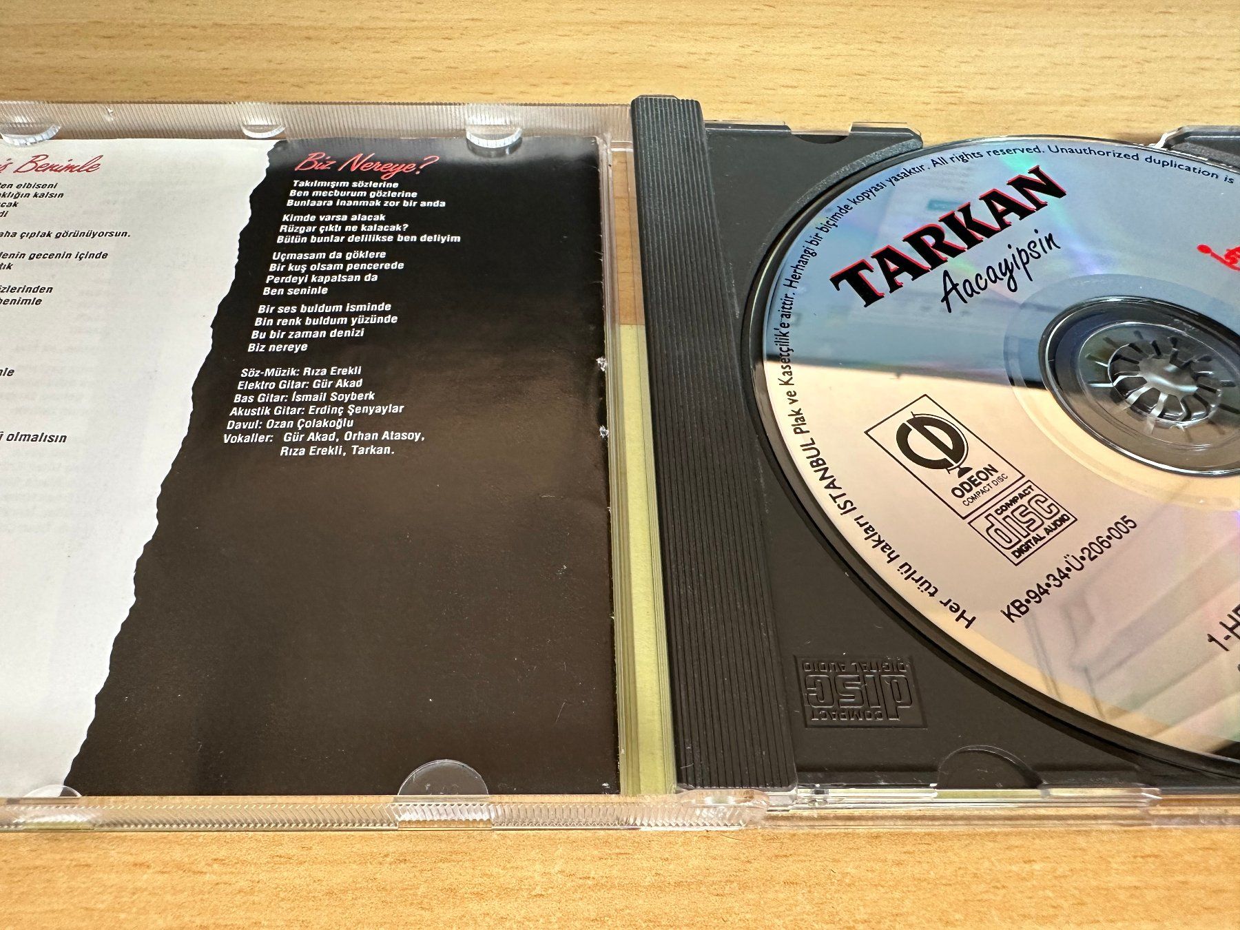 CD: Tarkan – Aacayipsin – Usato da Rikon im Tösstal venduto da Alpenmutz 2