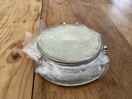 Dessous de verre Silver plated