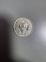 1 Franken 1958 Silber Schweiz – Sehr schöne Erhaltung