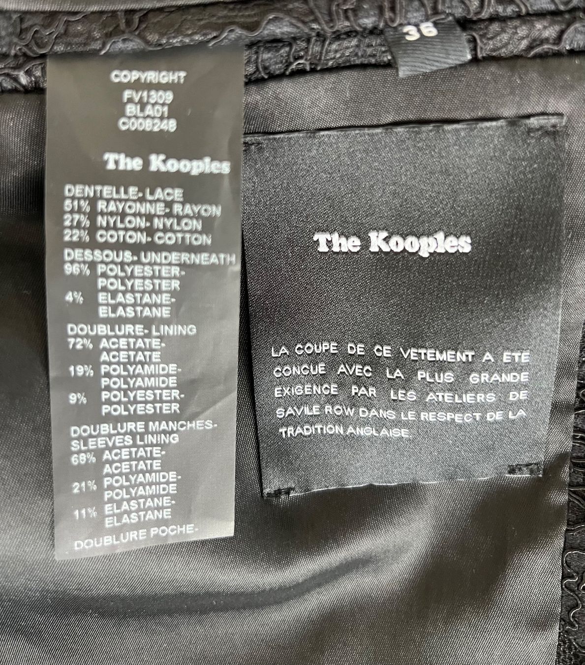 Kooples Giacche: NEU: The Kooples Lace Blazer Gr. 36 – Nuovo (secondo la descrizione) da Lachen venduto da mar_ox 6
