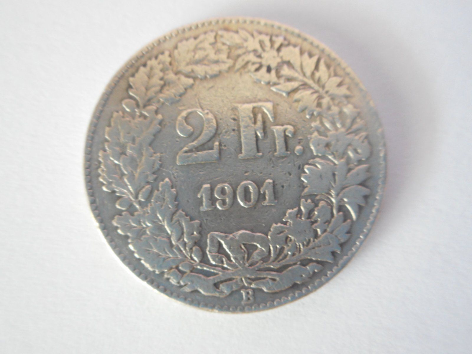 Alle Münzen: 2 Fr. 1901 silber – Gebraucht aus Kriegstetten von pizlad2010