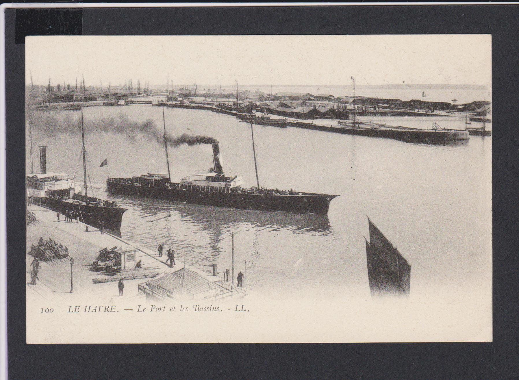 Cartoline postali: Le Havre   -   alte Ansichtskarte mit Schiff – Usato da Vitznau venduto da Ropaku