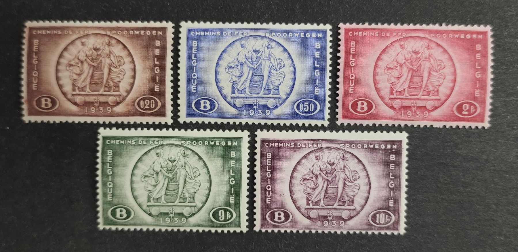 Alle Briefmarken: Belgien 1939, Satz ungestempelt – Gebraucht aus Wil SG von Zazal