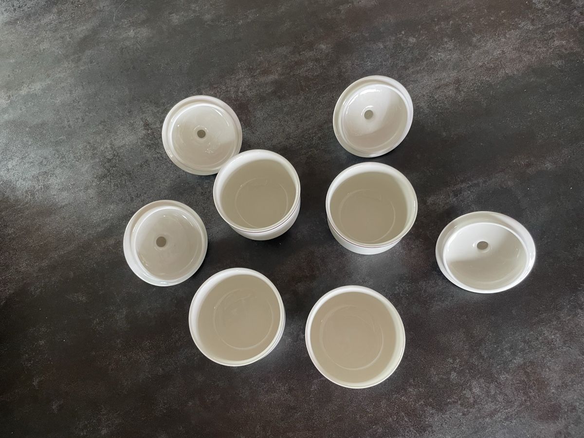 Villeroy & Boch Teglie da forno: 4 Ramequins à Soufflé Villeroy & Boch – Usato da Vallamand venduto da Bricbracbroc82 4