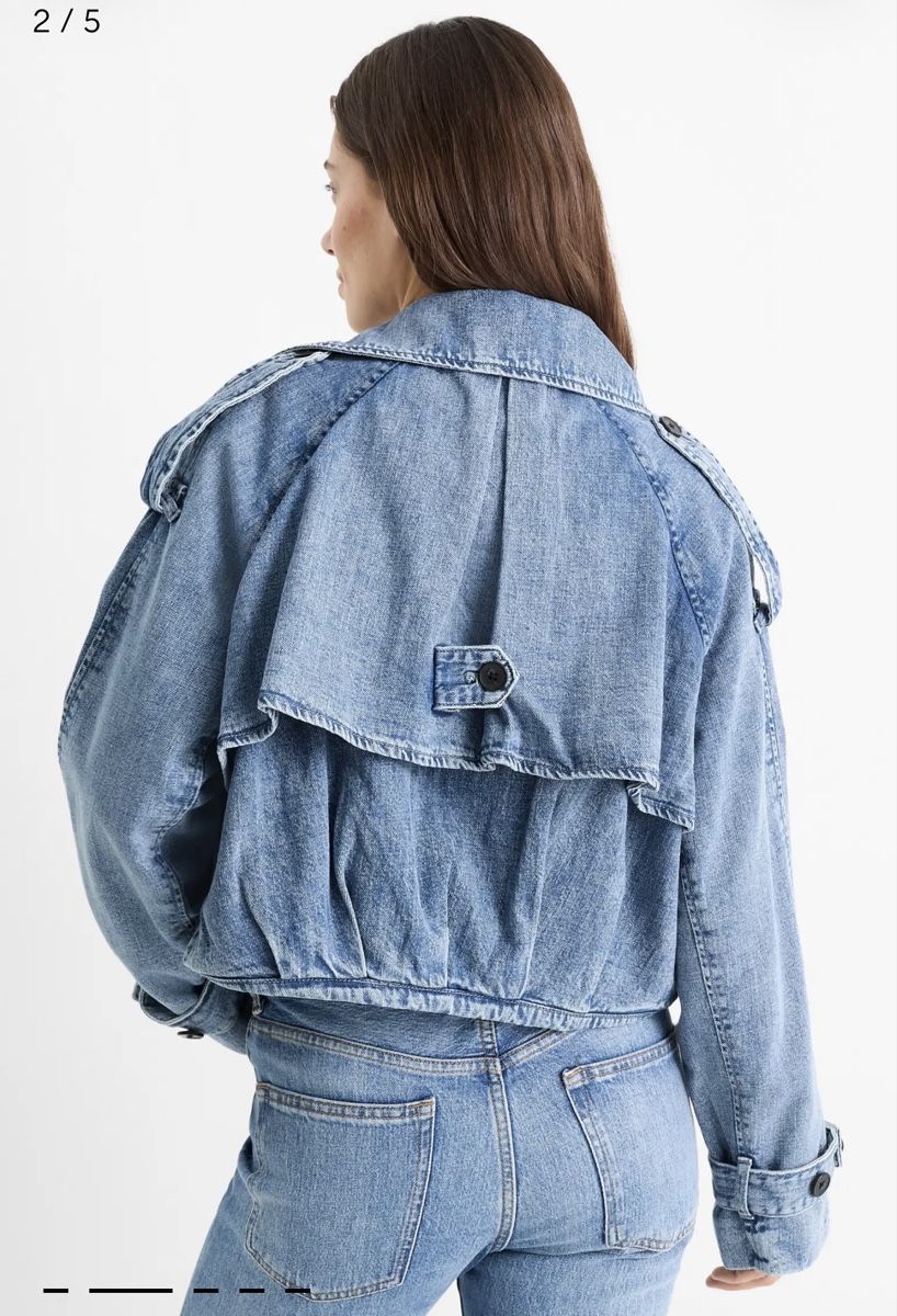 C&A Giacche: C&A Jeansjacke Gr.S lockerer Passform – Nuovo (secondo la descrizione) da Zollikofen venduto da AureusManus 1