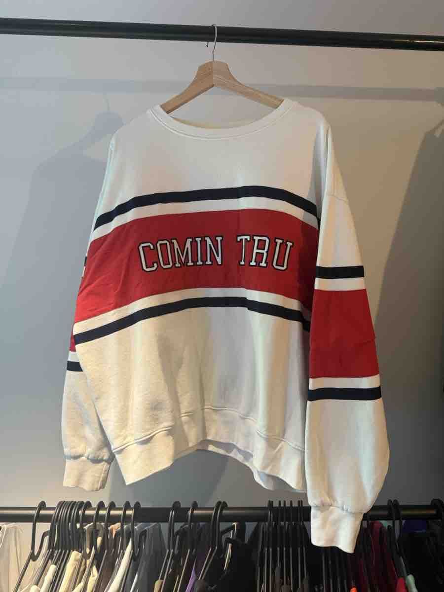 Pulls & Sweat-shirts: Pullover COMIN TRU weiss rot blau Herren Grösse L – D'occasion à Meilen par MiasanMia25
