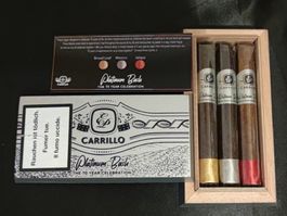 3x Carrillo Platinum Bash Zigarren (70 Jahre Jubiläum)