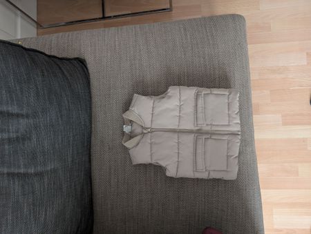 Childrens Vest Beige Padded Like New size 86