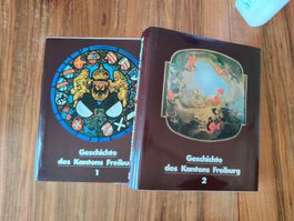 Histoire du Canton de Fribourg 2 volumes livre set