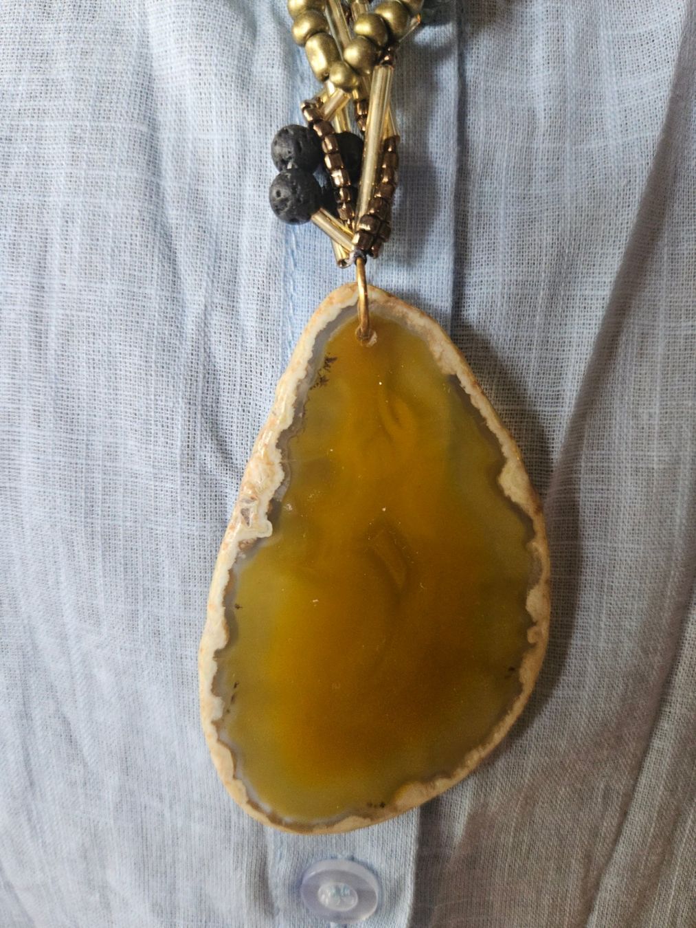 Catenine: Collier avec pendentif améthyste – Nuovo e nell'imballaggio originale da Thônex venduto da lacomtessedesfees 1