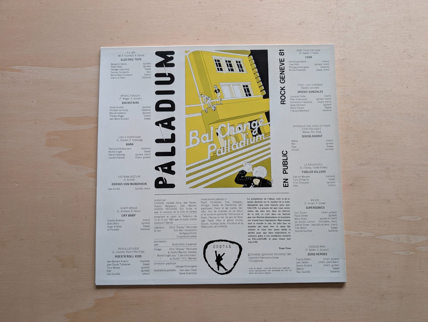 Dischi in vinile: Paladium  CH 81  orig. Aussenhülle & Beilage – Usato da Ebikon venduto da kisuM 2