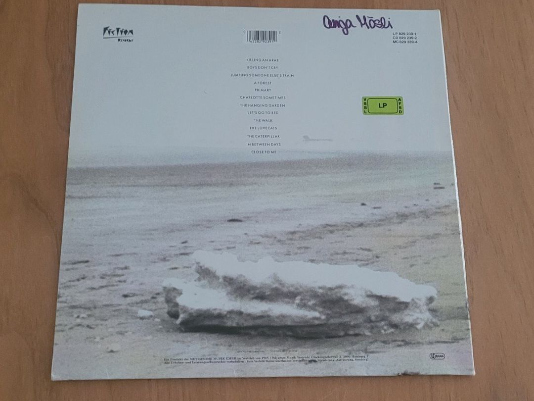 Schallplatten: LP  The Cure – Gebraucht aus Martigny von MZ-67 2