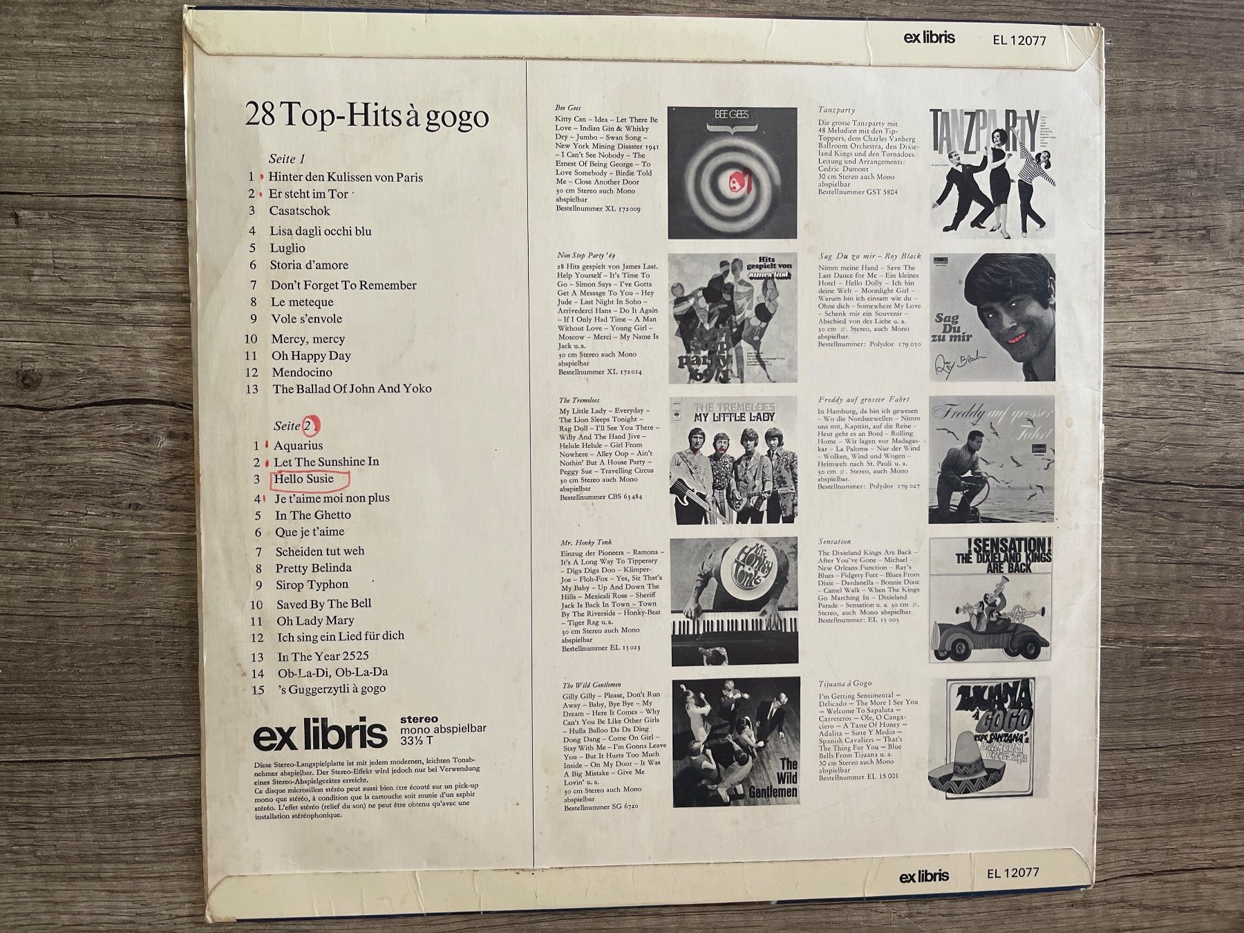Dischi in vinile: A699/28 Top-Hits a gogo – Usato da Frutigen venduto da Philippe_jsp 1