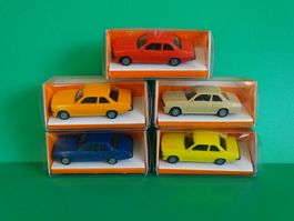 5x Opel Ascona von Euro-Model 1/87