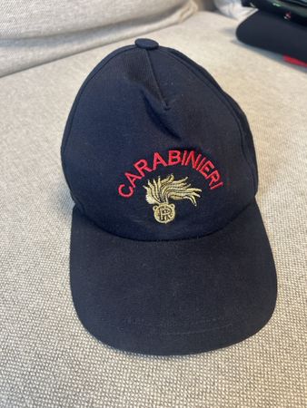 Carabinieri Cap schwarz Stickerei neuwertiger Zustand