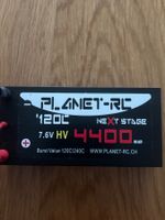 Planet-RC LiPo S2 Akku 7.6V 4400mAh 120C HV Modellbau