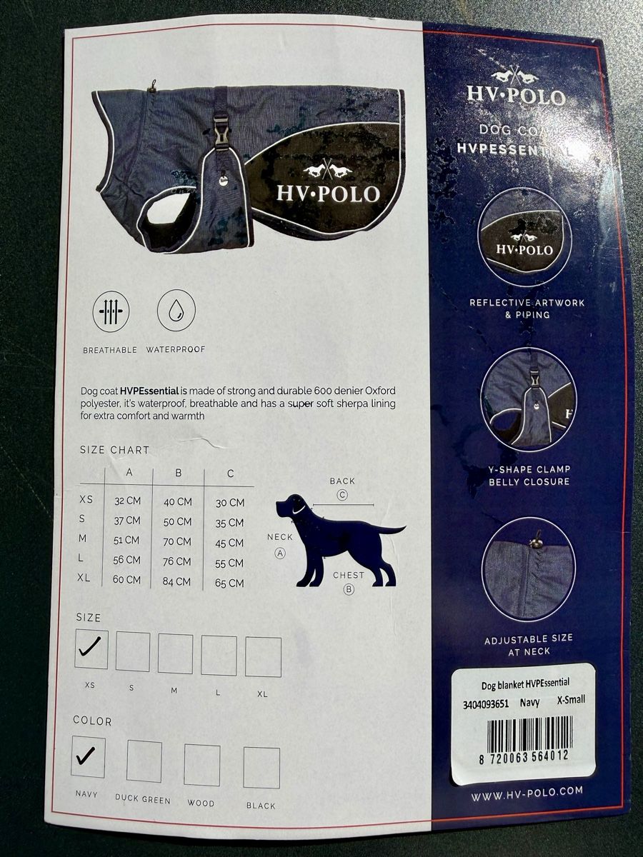 Abbigliamento: Hundemantel HV Polo – Nuovo e nell'imballaggio originale da Kreuzlingen venduto da Tronc59 6