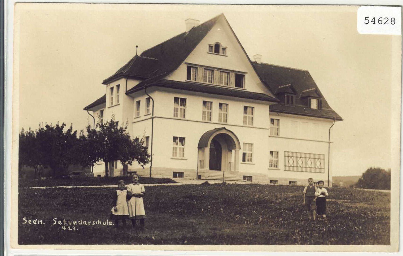 Cartoline postali: Seen - Sekundarschule - animee – Usato da Ettingen venduto da Kartenplanet