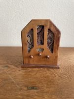 Retro Miniatur-Radio, Holz, Vintage-Look