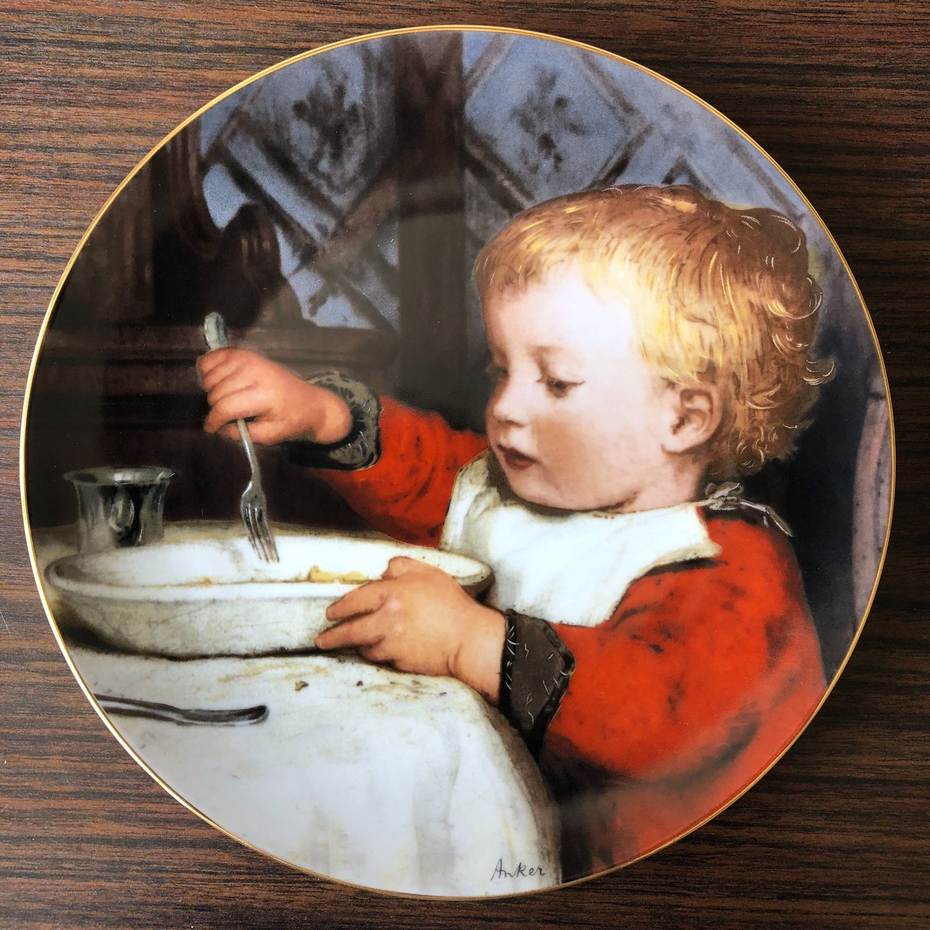 Piatti: 5 Teller: Kinderporträts, Albert Anker – Nuovo e nell'imballaggio originale da Balzers venduto da Kubus28 3