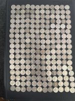 5 Rappen Silber Sammlung 204 Stück abverschiedene Jahrgänge