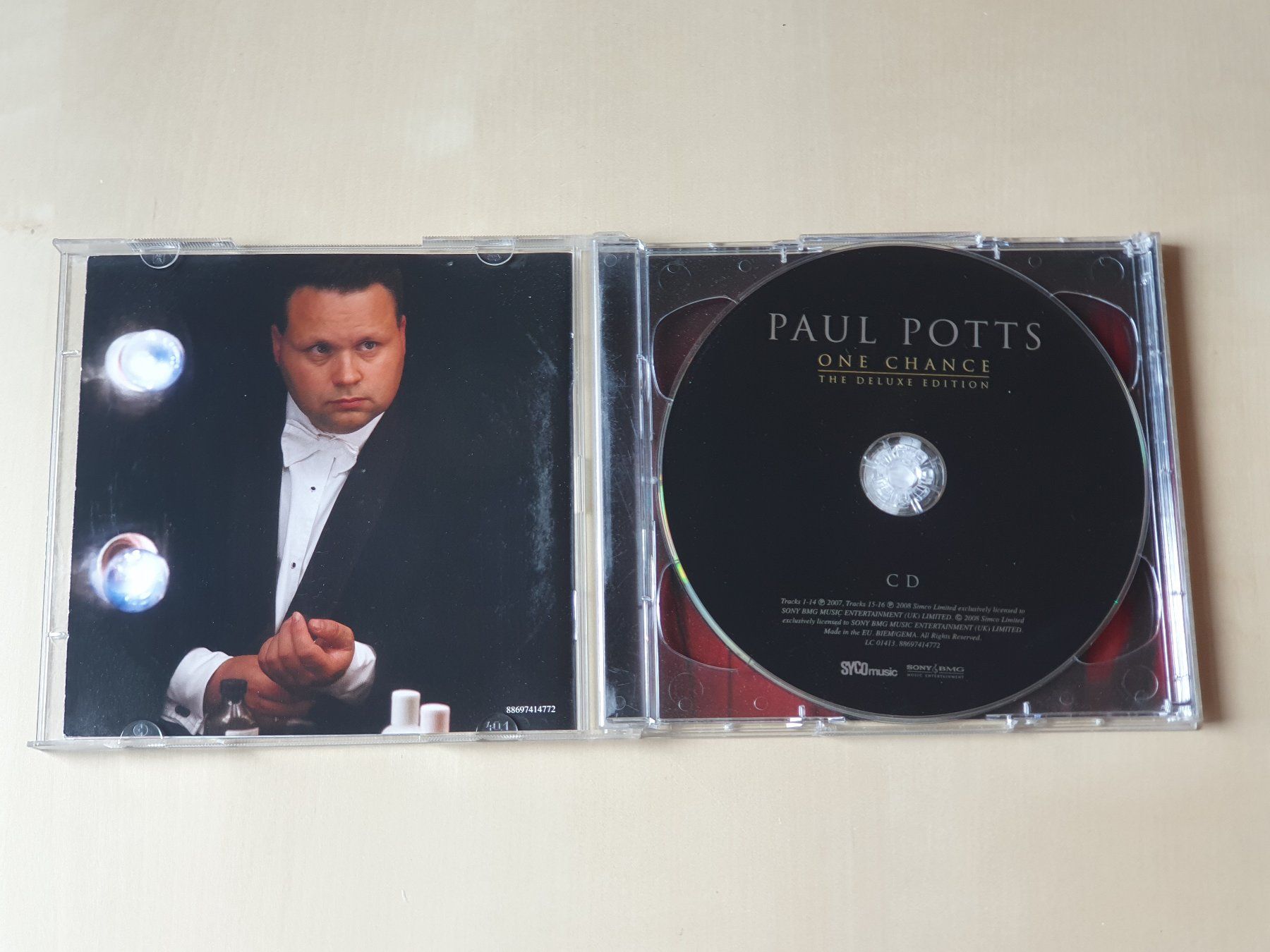 CD: Paul Potts One Chance CD + DVD – Usato da Stansstad venduto da collectorsshop 2