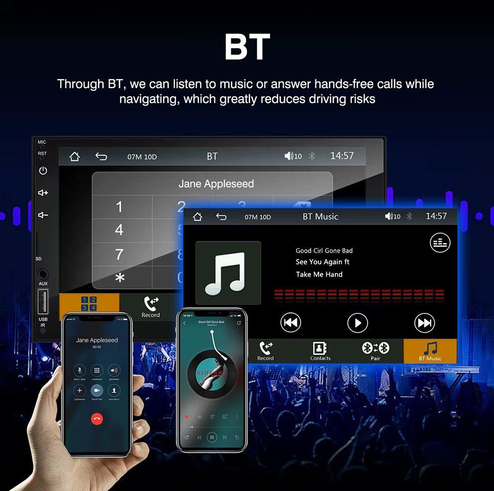 Radio: Autoradio 2DIN - RM-CP1020 - 7'' Bluetooth, GPS, Carplay – Nuovo e nell'imballaggio originale da Corcelles-près-Payerne venduto da FactoryofSound 5