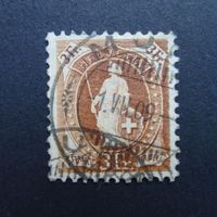 1907 Nr. 100Bb Vollstempel von MURI (AG)