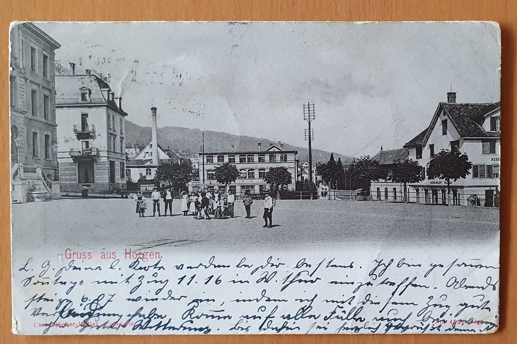 Ansichtskarten: Gruss aus Horgen 1901 – Gebraucht aus Kreuzlingen von Rschweiz1