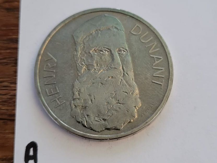 Tutti le monete: 5chf commémorative 1978 - Henry Dunant – Usato da Genève venduto da Naheu 1