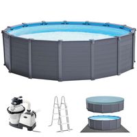 Intex Graphit Frame Pool Set Ø478x124cm