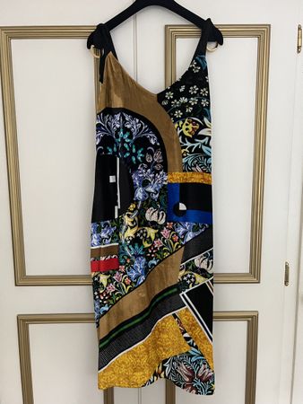Mary Katrantzou Floral Print velvet Kleid