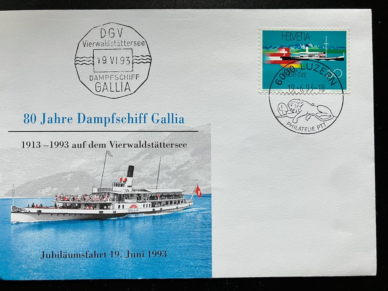 Alle Briefmarken: 4 Sonderbriefe Schweiz 1987-93 – Gebraucht aus Nesslau von zueri6 1