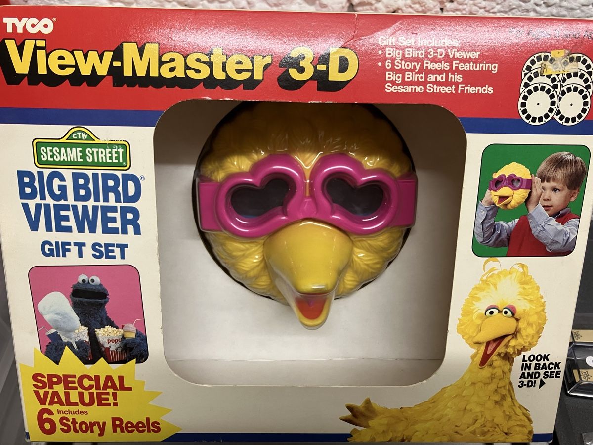 View-master Giocattoli: Stereo Viewmaster Sesame Street Viewer set 1990 – Nuovo (secondo la descrizione) da Zürich venduto da Classic_Collection_Zurich 5