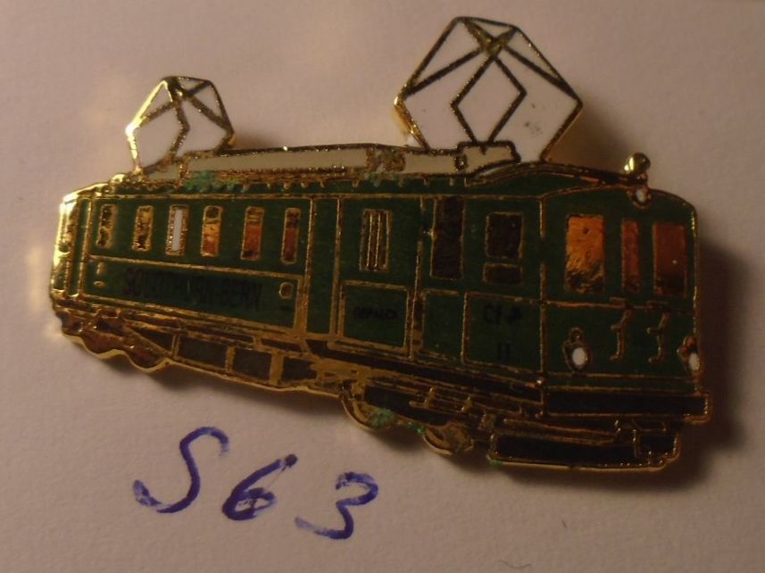 SBB/CFF/FFS Placchette & Badge: 1 SBB CFe 2/2 Pin (S63) – Usato da Winterthur venduto da Beli2000
