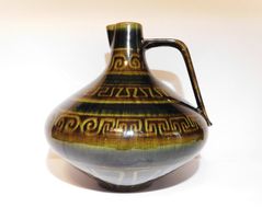 Vintage CERAMANO Braune Vase 1960er rar