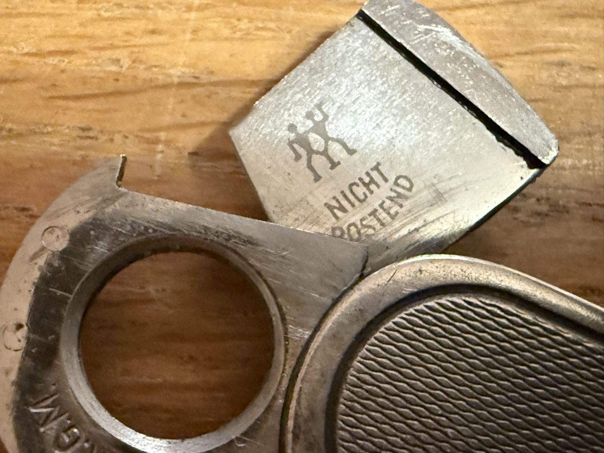 Solingen Coltelli tascabile: 800 Silber Taschenmesser Zigarrenschneider Antikes Messer – Usato da Goldach venduto da Messerguru 4