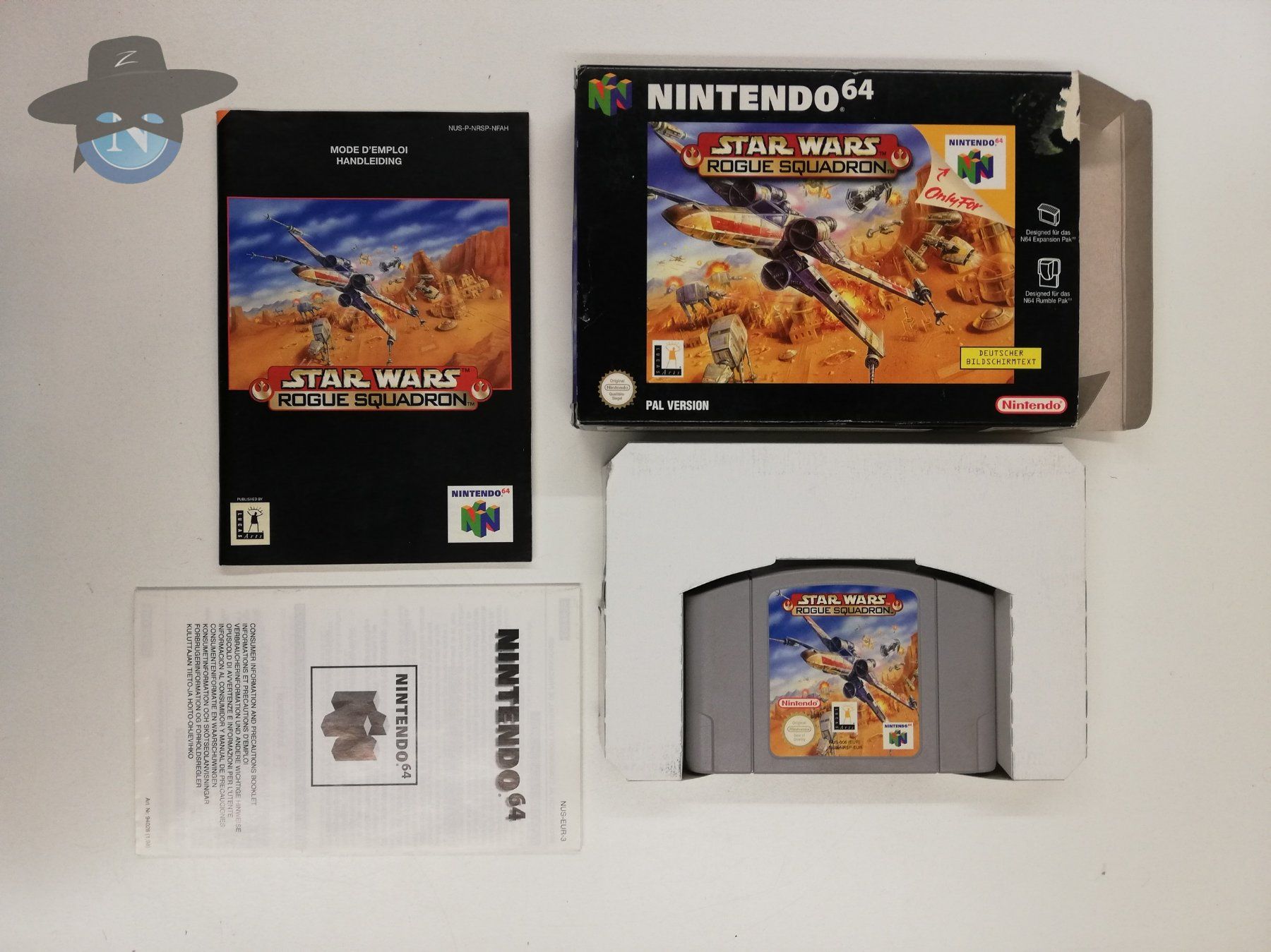 Nintendo Giochi: Star Wars - Rogue Squadron / Nintendo 64 - N64 – Usato da St. Gallen venduto da zorro_dc 7