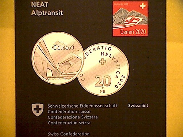 Alle Münzen: NEAT - Ceneri 2020 PP – Neu und originalverpackt aus Buchs AG von Ged8