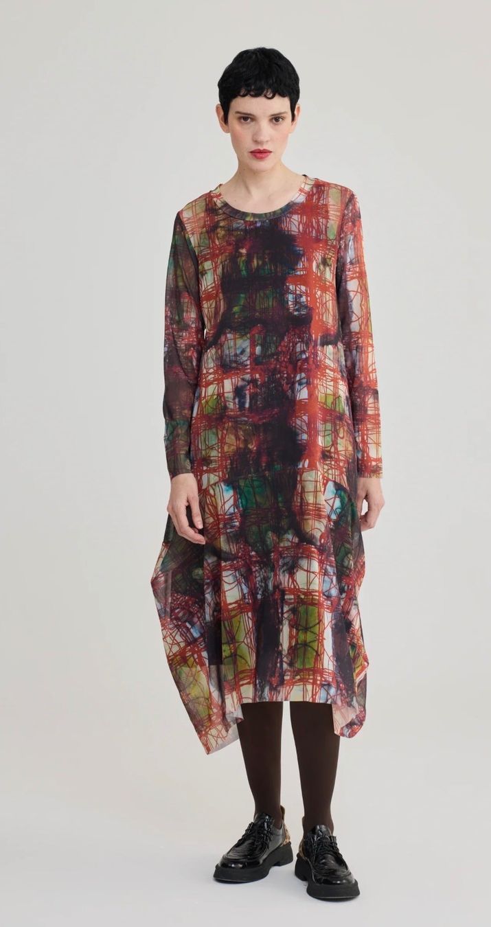 Luukaa Kleider: Robe imprimée LUUKAA multicolore,  Taille 2, AW2026 – Neu und originalverpackt aus Morges von sandy069 6