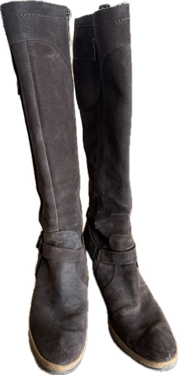 Scarpe da donna: Bottes CafèNoir cuir marron 41 – Usato da Dotzigen venduto da SecondHandGems 1