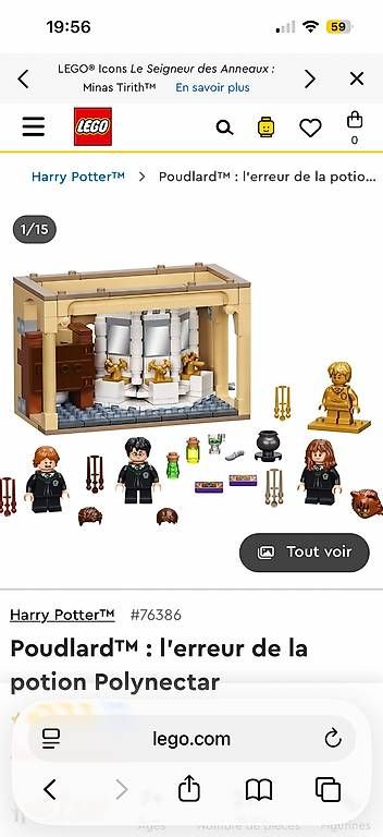 Giocattoli: Lego Harry Potter Ensemble Chambre des secrets – Usato da Petit-Lancy venduto da simdaph 4