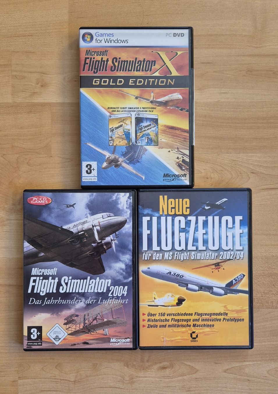 Microsoft Spiele: Microsoft Flight Simulator Doppelpack + Erweiterung – Gebraucht aus Rieden AG von Marcse95