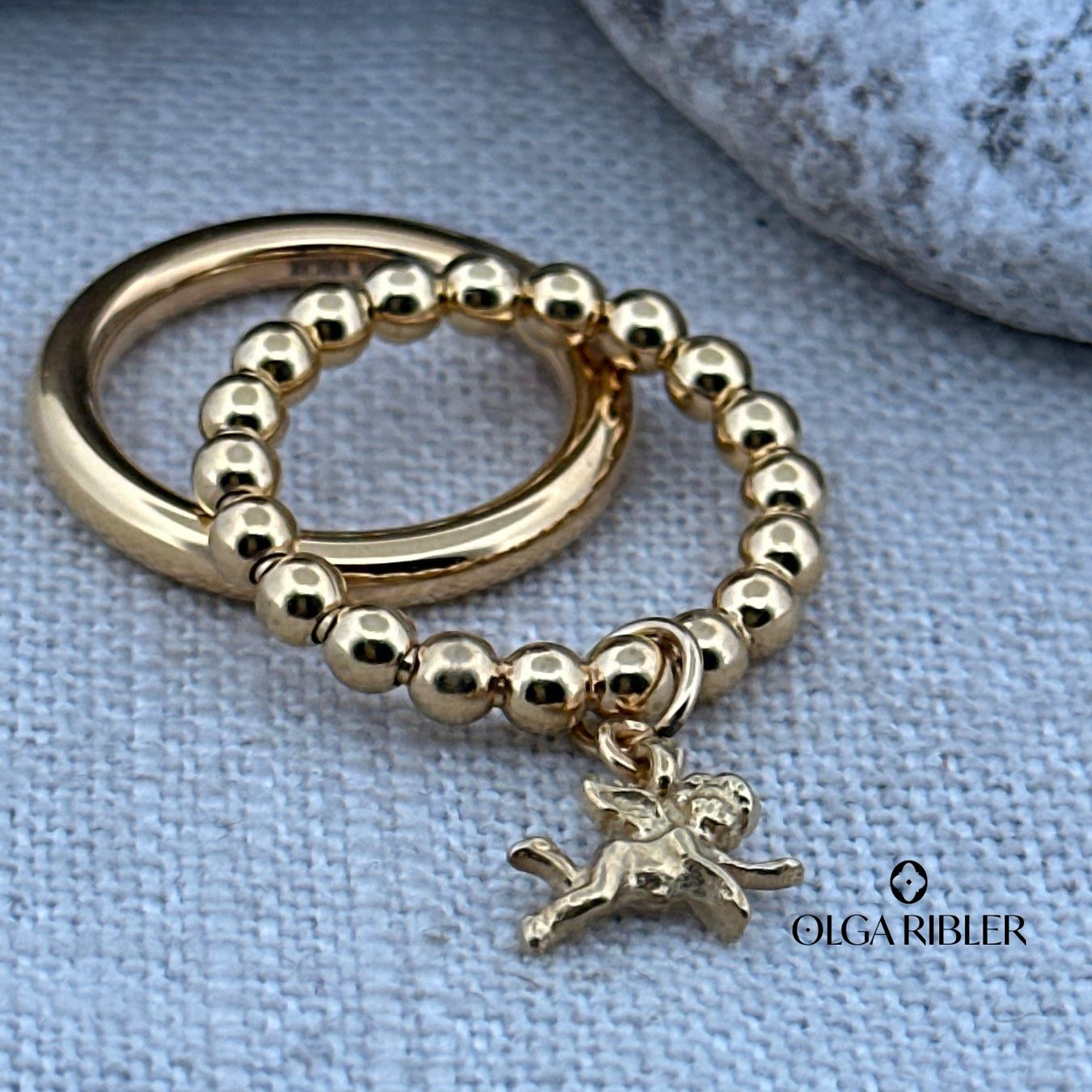 Olga Ribler Anelli: Ring SET Edelstahl & Silber Grösse 56 – Nuovo (secondo la descrizione) da Luzern venduto da Schmuckoutlet 4