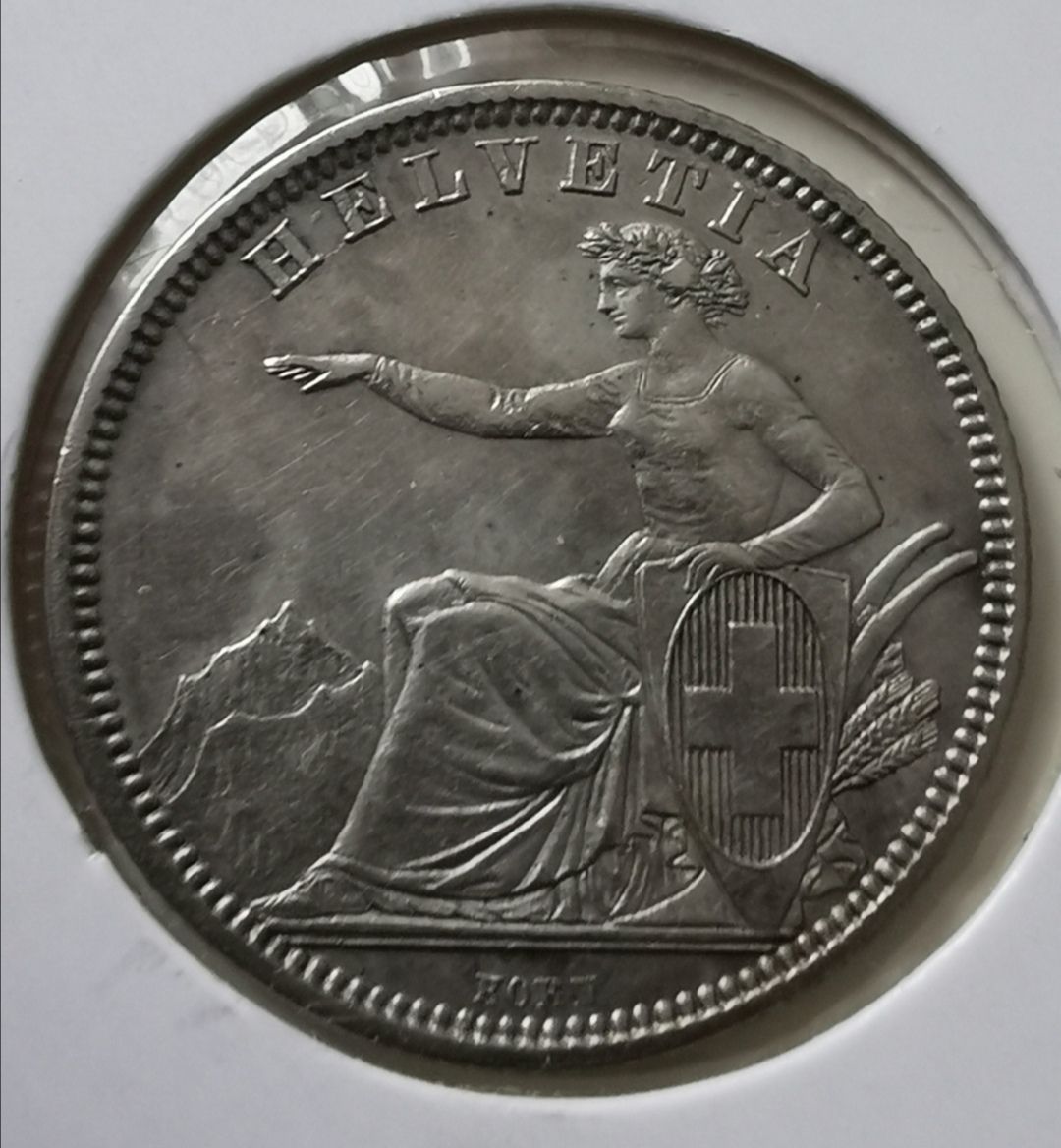 Tutti le monete: 1 Franken 1861 Silber TOP – Usato da Zürich venduto da turbopuz