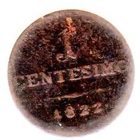 REGNO LOMBARDO VENETO 1822 1 CENTESIMO - ERHALT SIEHE SCAN