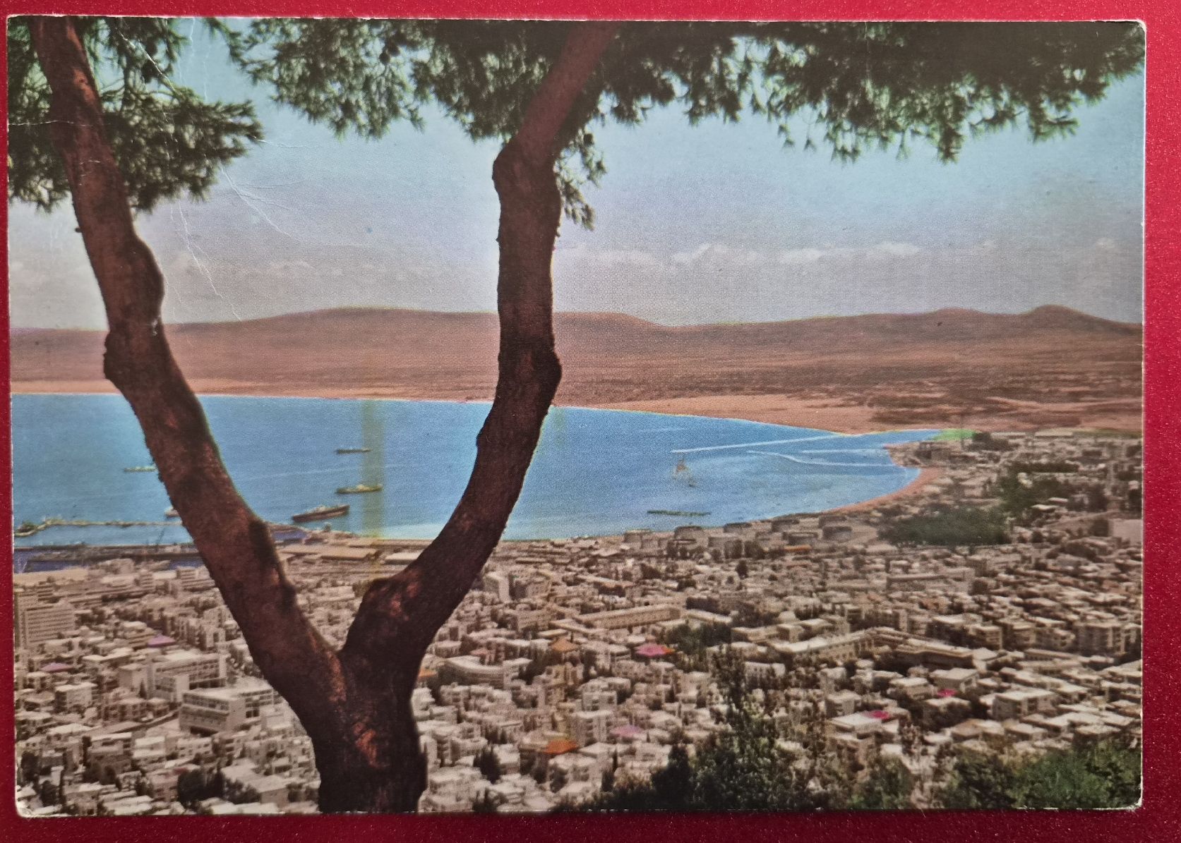 Cartes postales: Haifa Blick vom Mt. Carmel 1964 – D'occasion à Melchnau par Arthurius