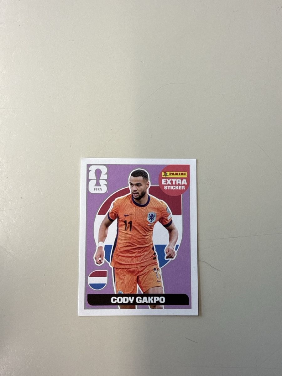 Panini Carte collezionabili: Cody Gakpo Panini Extra Sticker – Nuovo e nell'imballaggio originale da Wittenbach venduto da rou_2tq7